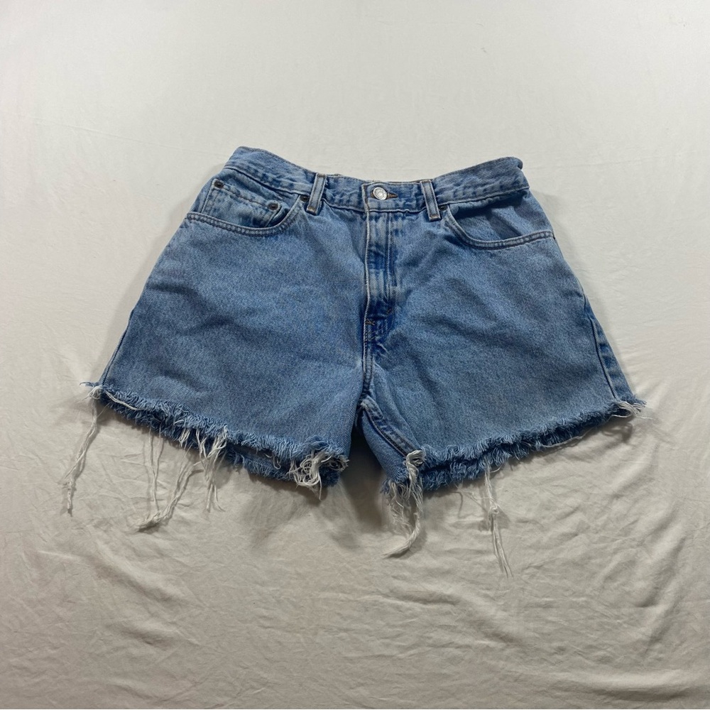 Levi’s 550 Denim Frayed Hem Shorts Women's Shorts Women’s cut offs